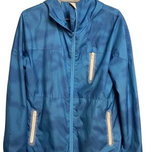 Women’s Blue Jacket medium windbreaker DC Show Co
